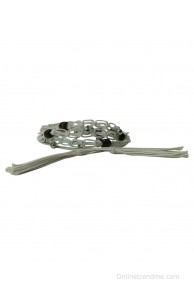 Om Sales Corporation White Non Leather Casual Wear Ladies Belt